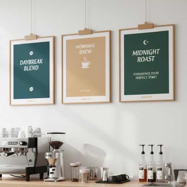 Retail promotional poster design