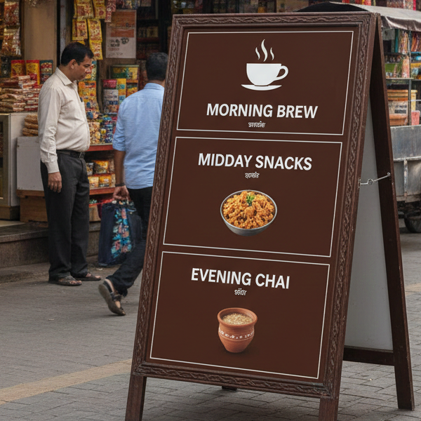 Corporate branding poster design